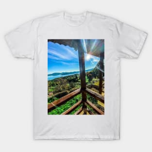 Balcony view of Lake Plastira T-Shirt